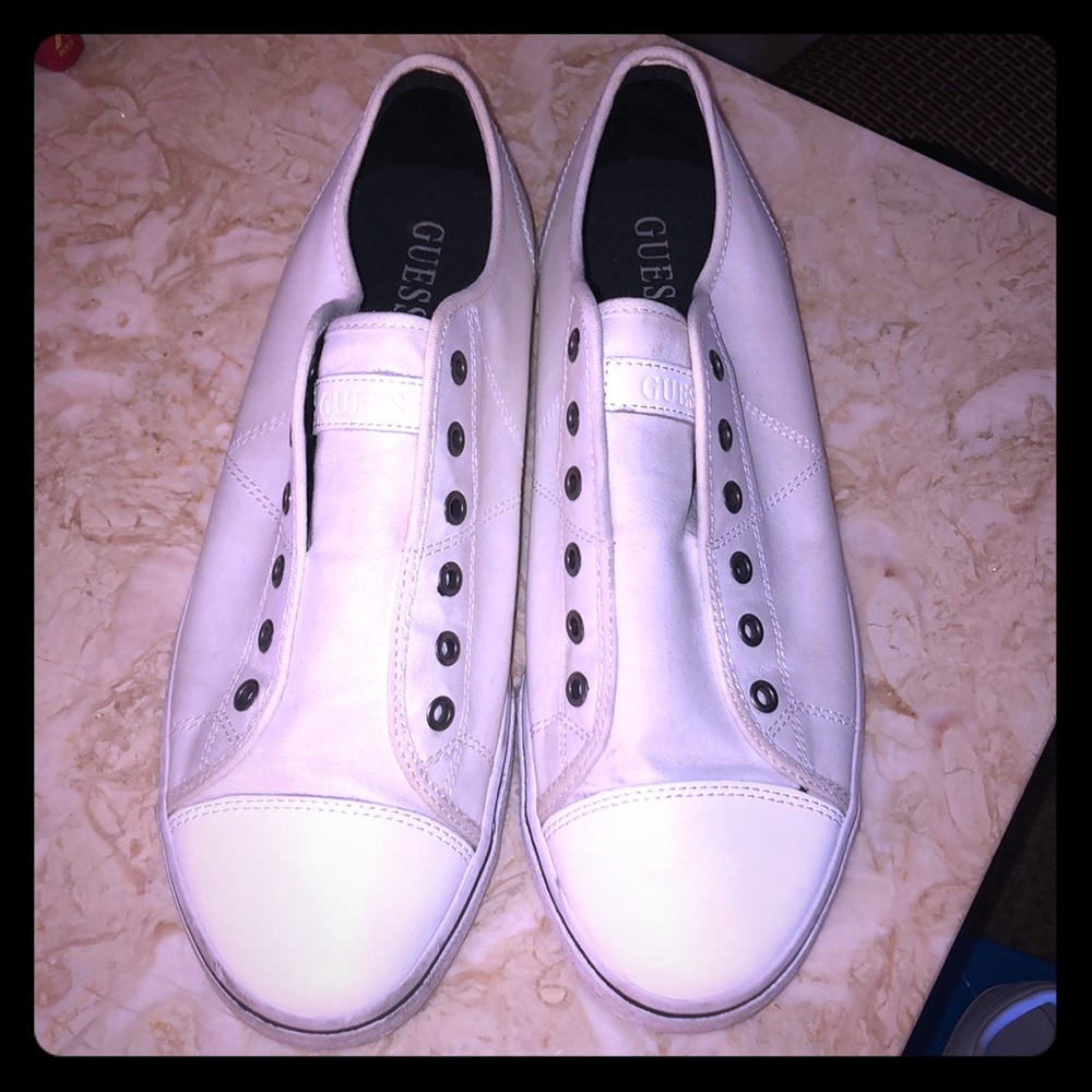 All white Mens shoes